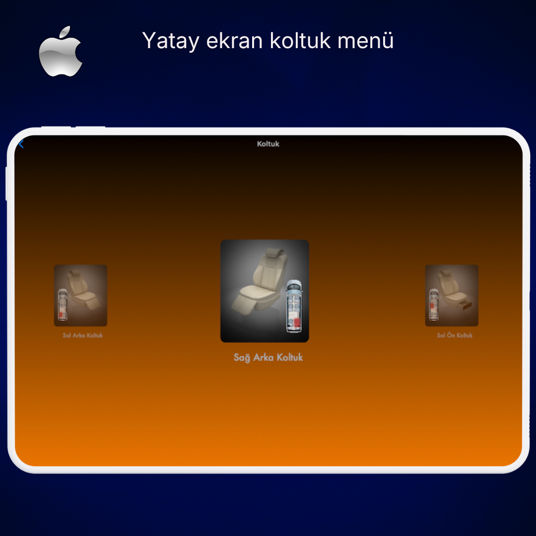 maks-neuron-vip-arac-otomasyon-ipad-iphone-ios-uygulama-koltuk-yatay iOS (iPad - iPhone) Ekran