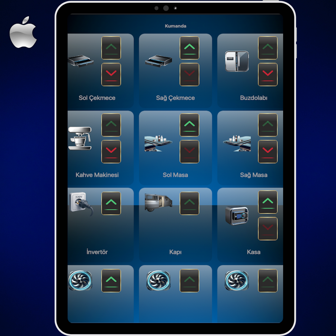 maks-neuron-vip-arac-otomasyon-ipad-iphone-ios-uygulama-kumanda iOS (iPad - iPhone) Ekran