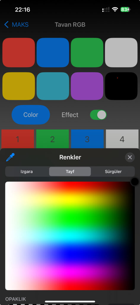 vip-arac-kontrol-ios-iphone-uygulama-rgb-color-picker-ekran-472x1024 iOS (iPad - iPhone) Ekran