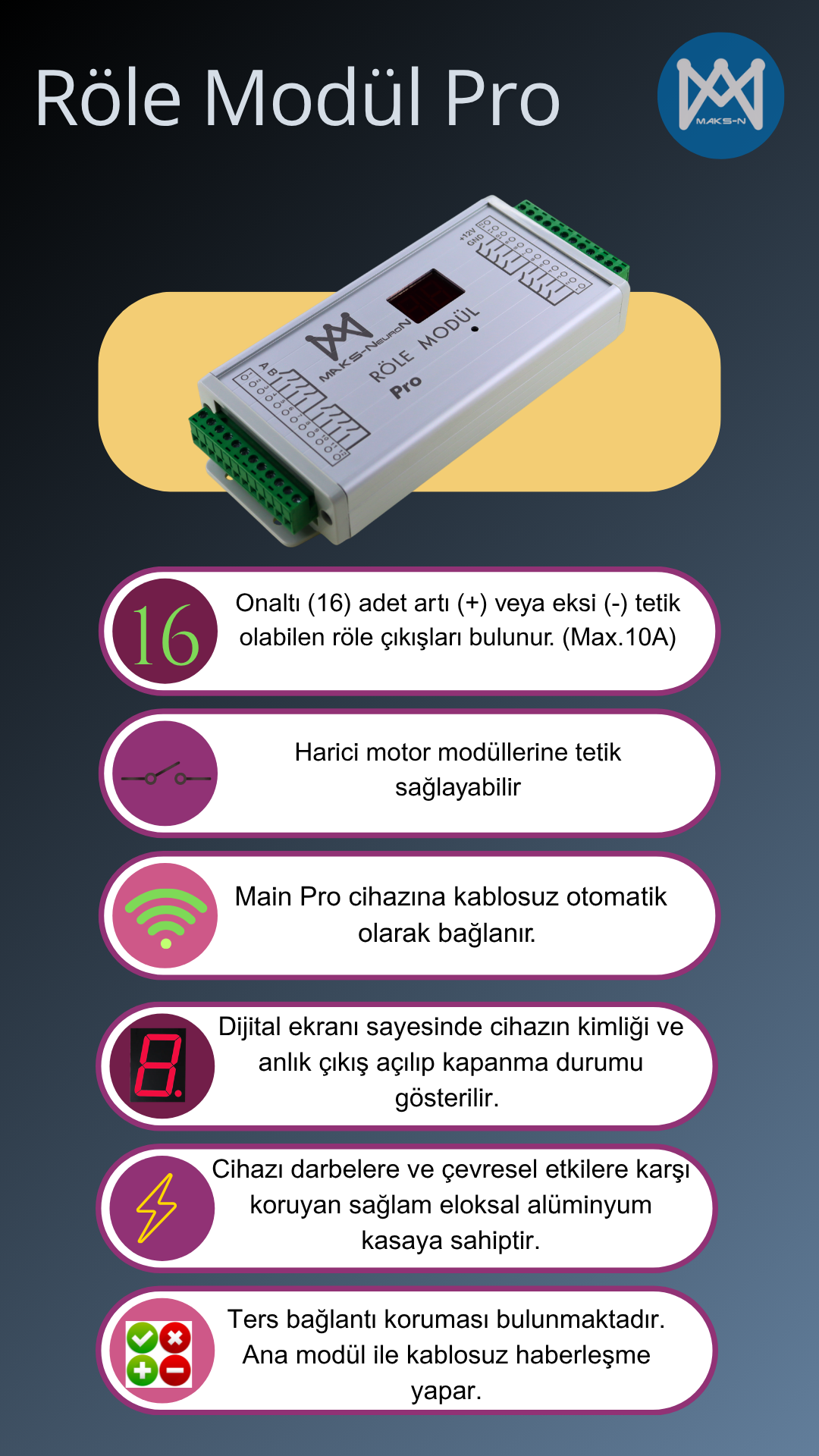 vip-karavan-arac-kontrol-sistemi-role-modul-prores Röle Modül Pro